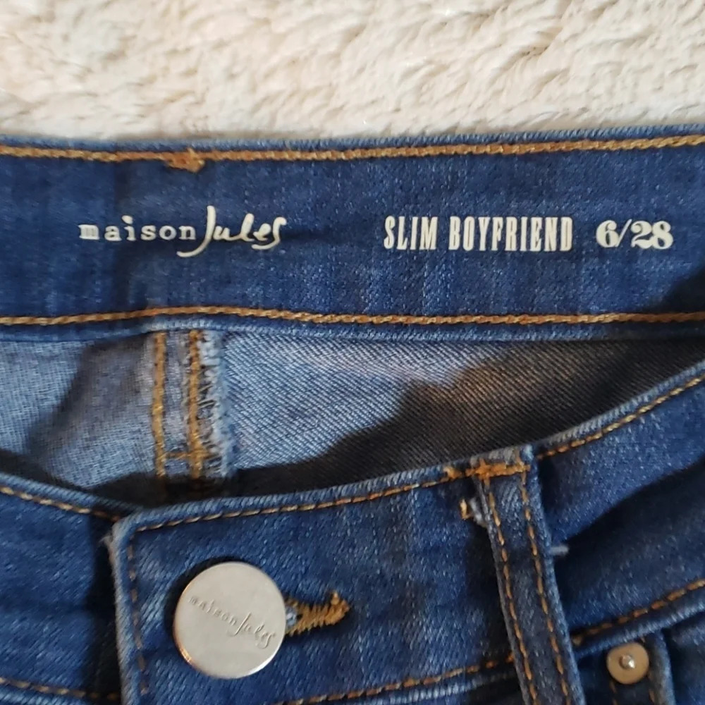 Maison Jules Slim Boyfriend Jeans - Picture 14 of 16
